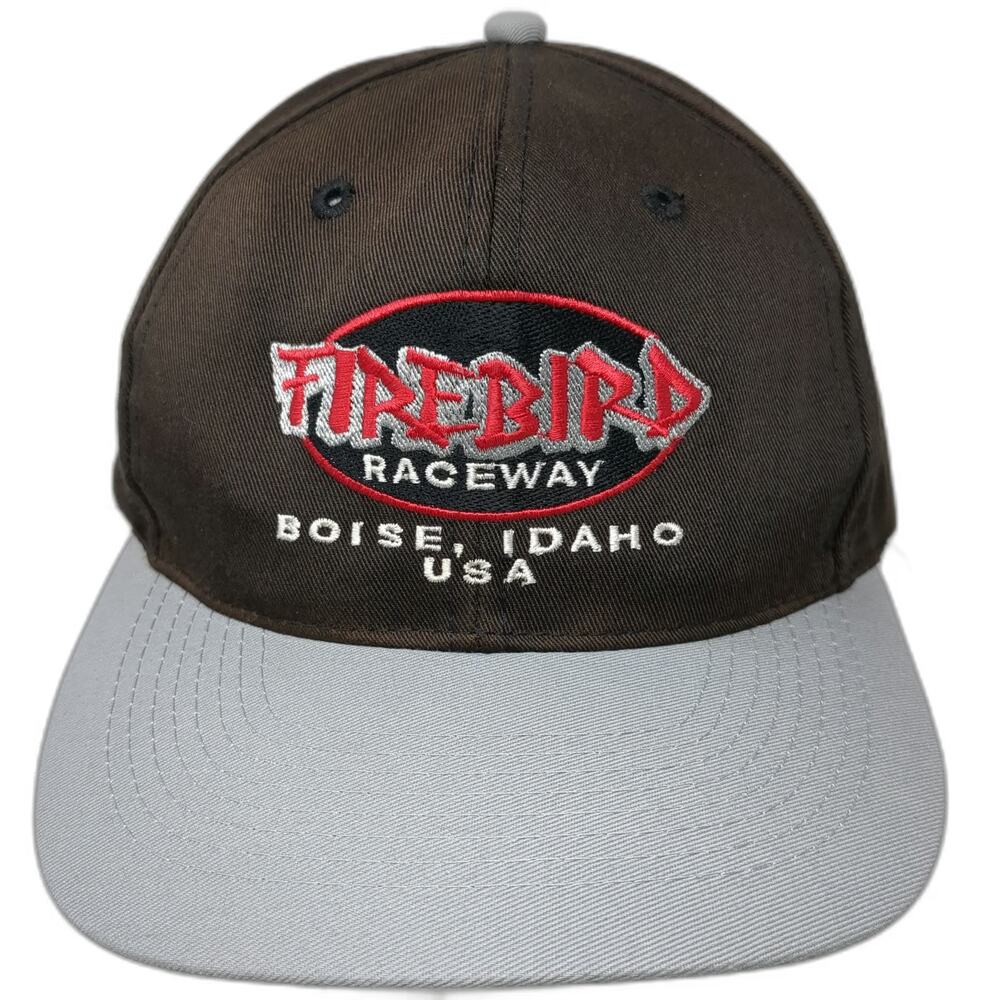 Otto Snapback Black Hat One Size Firebird Raceway Boise Idaho USA Structured